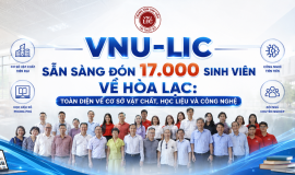 VNU-LIC SẴN SÀNG ĐÓN 17.000 SINH VIÊN VỀ HÒA LẠC: TOÀN DIỆN VỀ CƠ SỞ VẬT CHẤT, HỌC LIỆU VÀ CÔNG NGHỆ